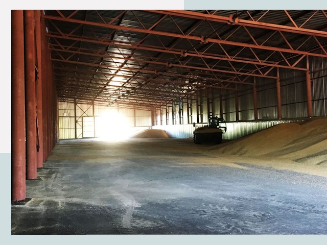 Строительство зернохранилищ в Новоуральске