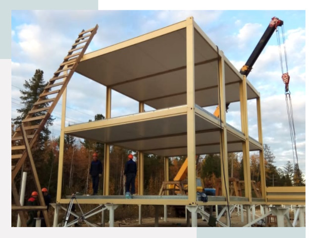 Строительство модульных здания Новоуральск