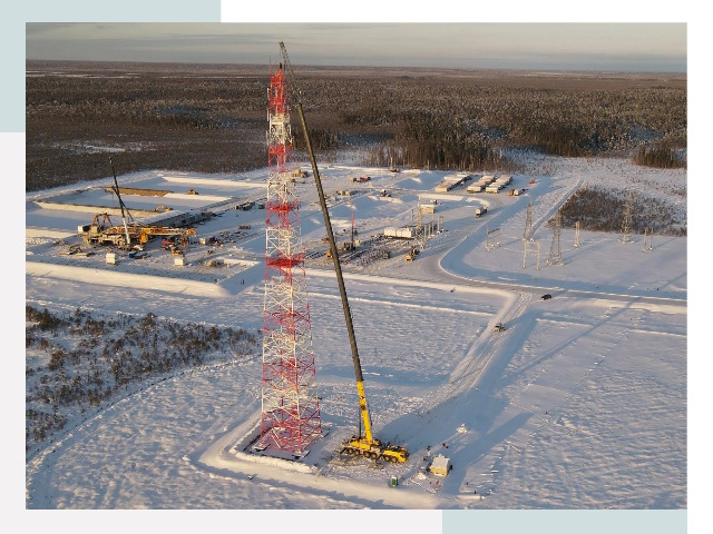 Мачты связи в Новоуральске