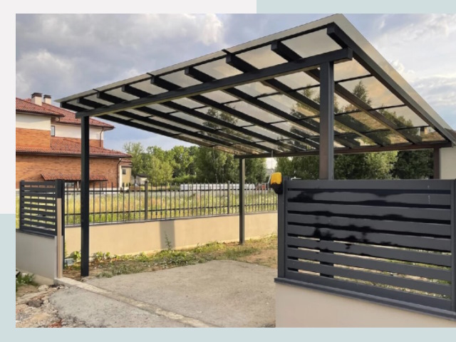 Металлические навесы в Новоуральск от 612 руб. за м²