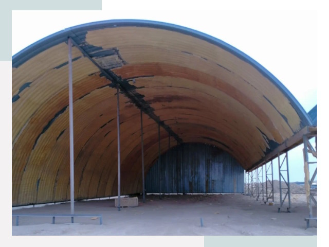 Реконструкция ангаров в Новоуральске