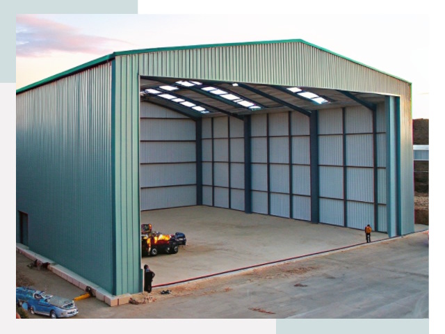 Строительство ангаров в Новоуральске