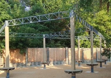 Терраса из металлоконструкций под ключ, проектирование, изготовление и монтаж от СтальСтрой-Нву